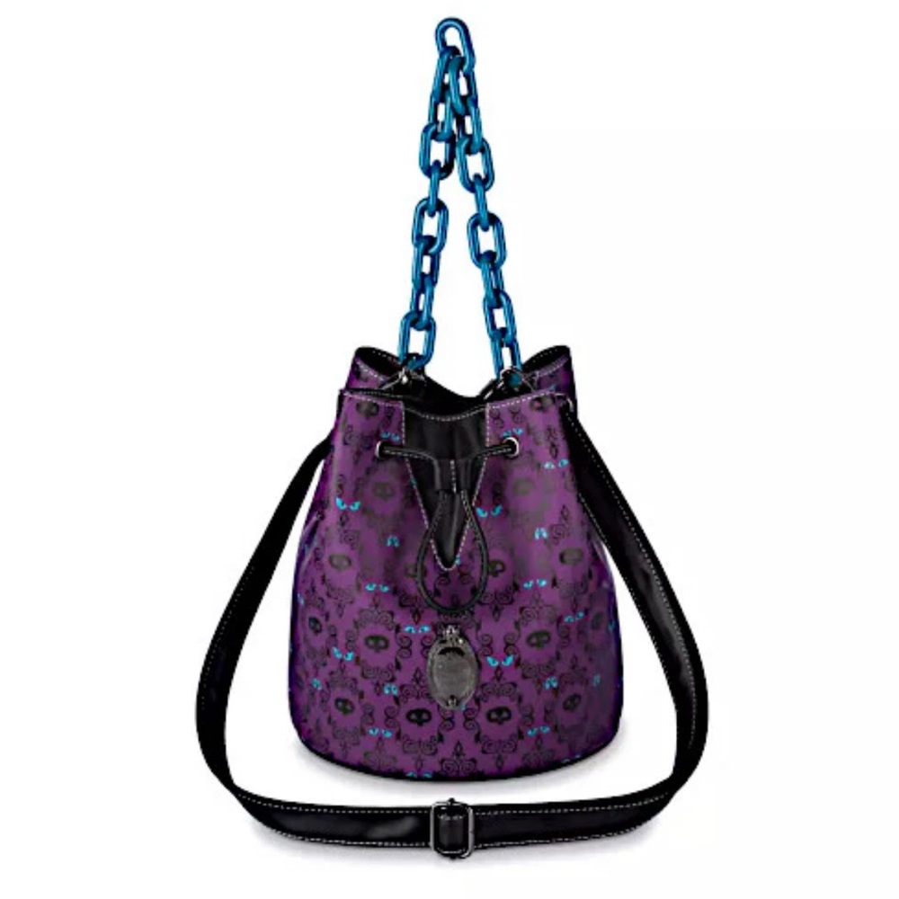 “The Haunted Mansion” Wallpaper Bucket Bag by Loungefly Disney Parks NWT
